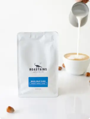 Brazylia Milky Cloud - klasyczna, deserowa kawa do ekspresów kolbowych.